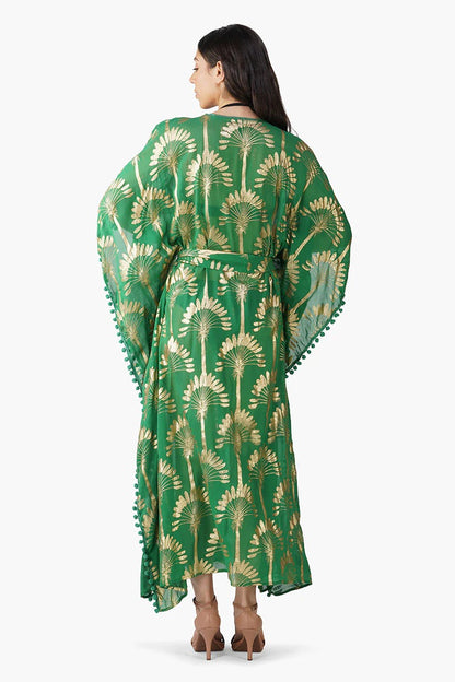 Set of 6 Golden Palm Maxi Cover Up (S,M,L)