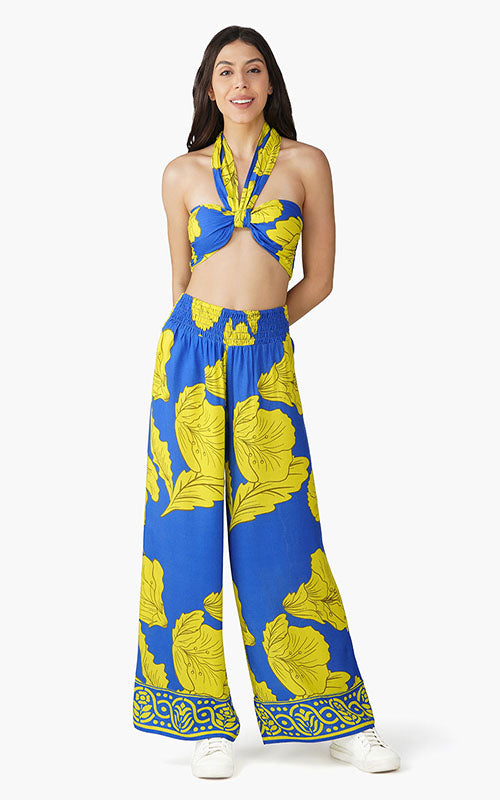 Set of 6 Yellow Daze Printed Pant (S,M,L)