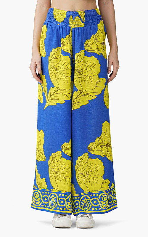 Set of 6 Yellow Daze Printed Pant (S,M,L)