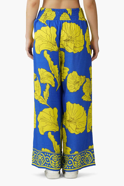 Set of 6 Yellow Daze Printed Pant (S,M,L)