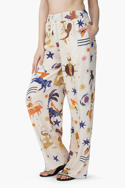 Set of 6 Day Dream Celestial Printed Pant (S,M,L)