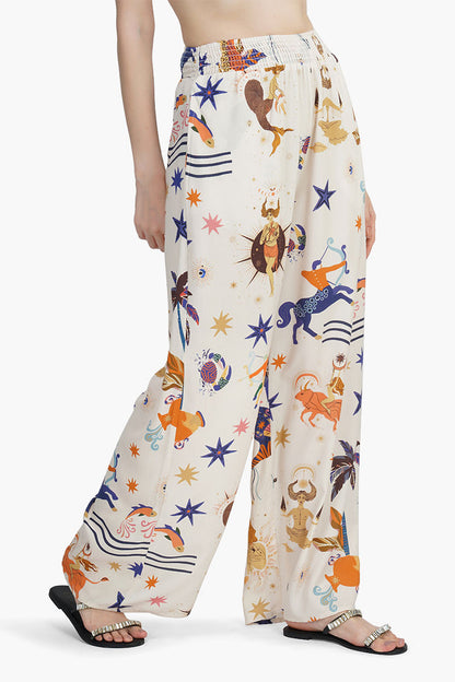 Set of 6 Day Dream Celestial Printed Pant (S,M,L)