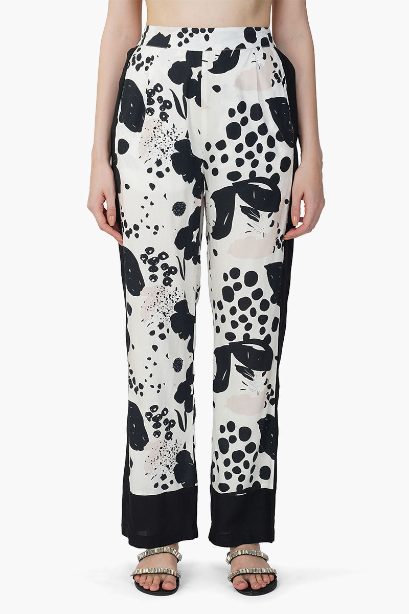 Set of 6  Garden Of Flowers Printed Pants (S,M,L)