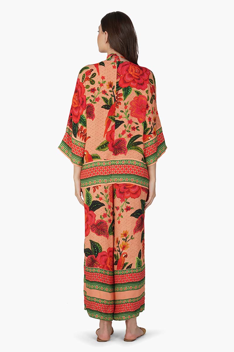 Set of 6 Tropical Bloom Cover Up (S,M,L)