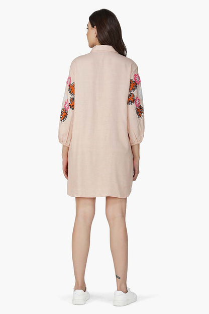 Set of 6 Secret Flora Farm Embellished Shirt Dress (S,M,L)