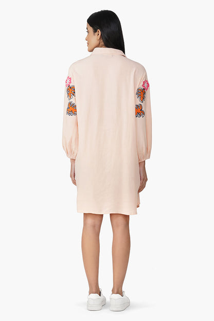 Set of 6 Secret Flora Farm Embroidered Shirt Dress (S,M,L)