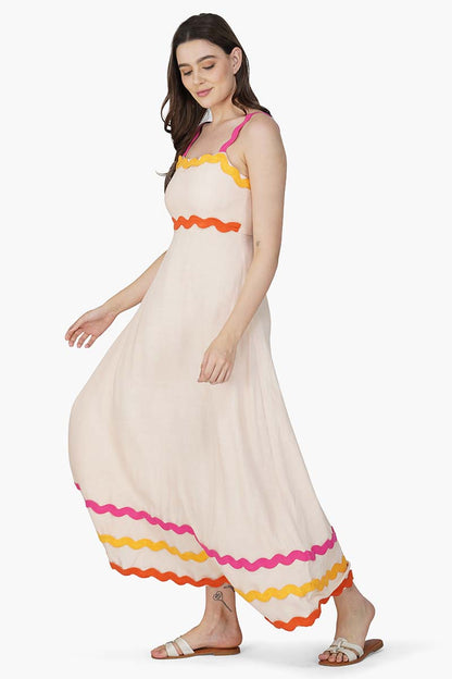 Set of 6 Lost In Rainbow Solid Maxi Dress (S,M,L)