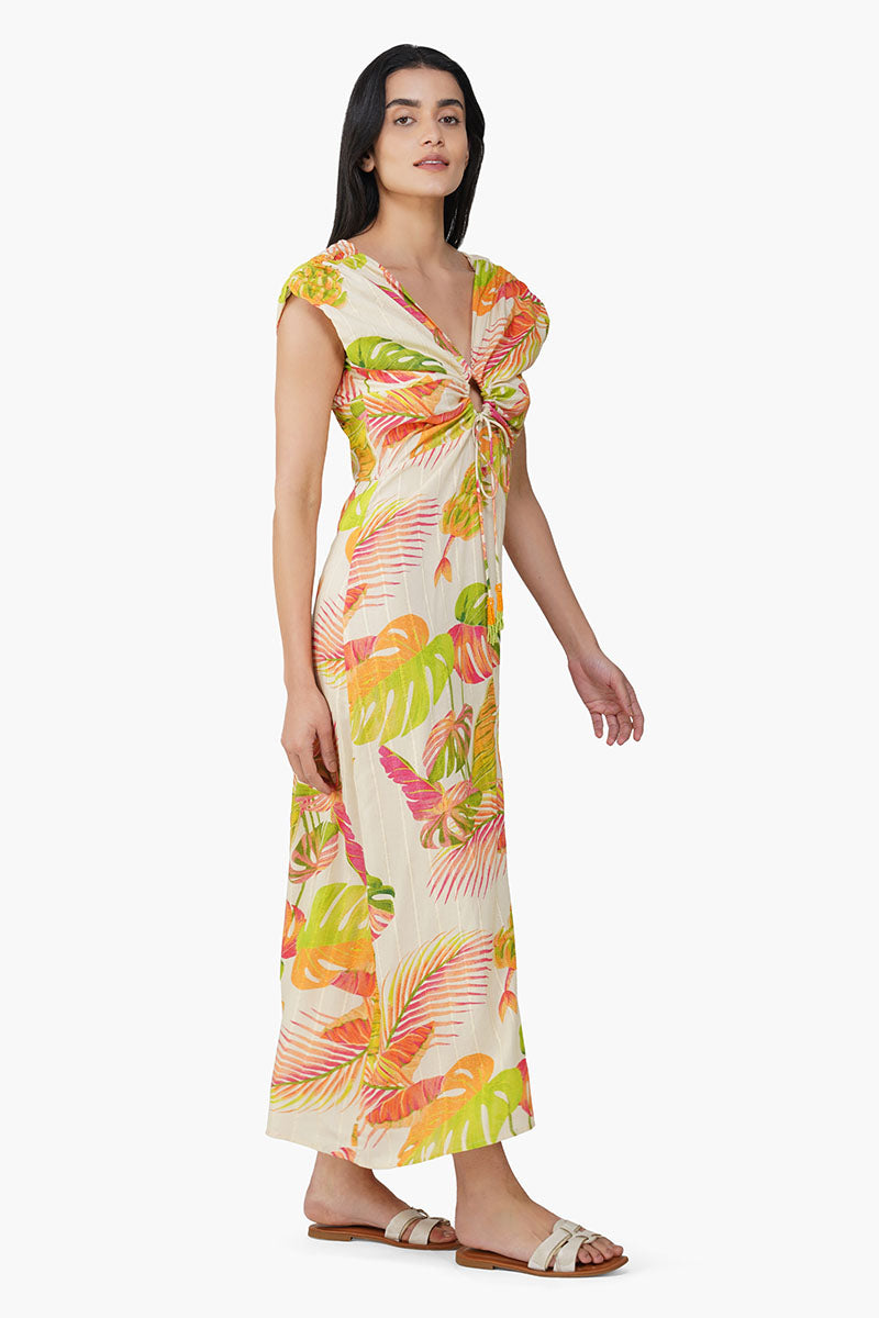 Set of 6 Dua Tropics Printed Maxi Dress (S,M,L)