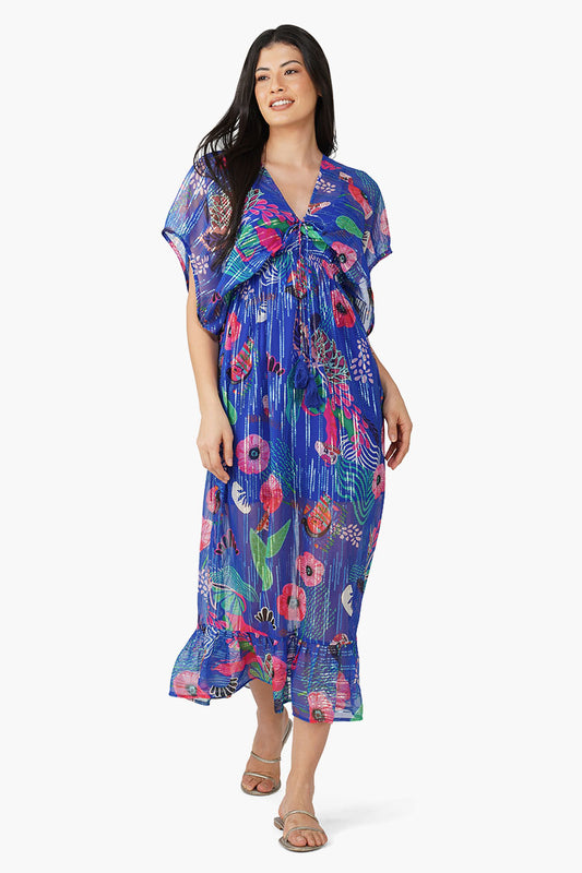 Set of 6 Azora Sea Printed Maxi Dress (S,M,L)