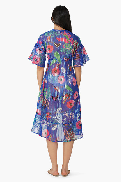 Set of 6 Azora Sea Printed Cover Up  (S,M,L)