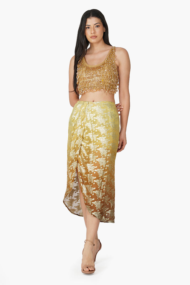 Set of 6 Golden Rose Skirt (S,M,L)