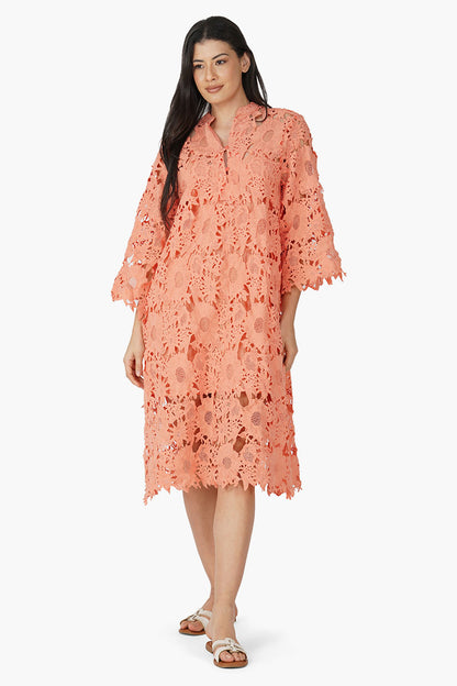 Set of 6 Peach Florent relaxed Fit Dress (S,M,L)