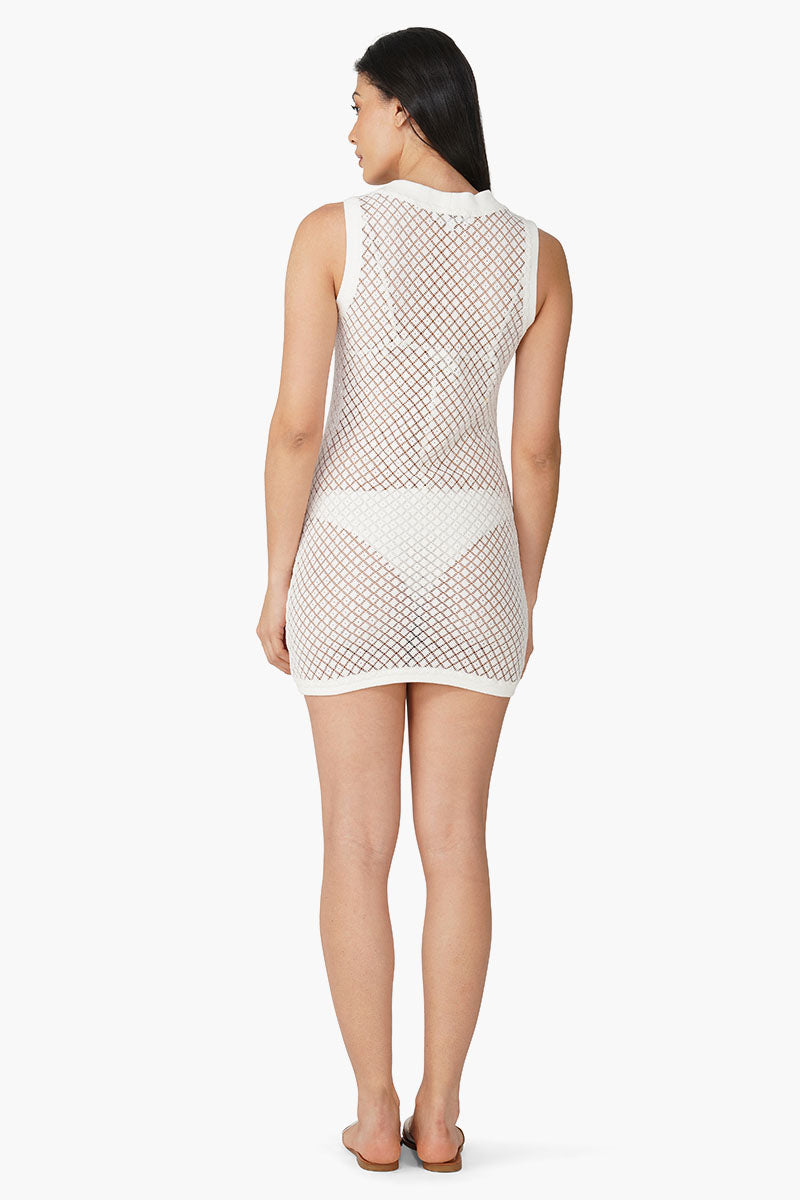 Set of 6 Taylor Diamond Crochet Lace Fabric Bodycon Cover Up (S,M,L)