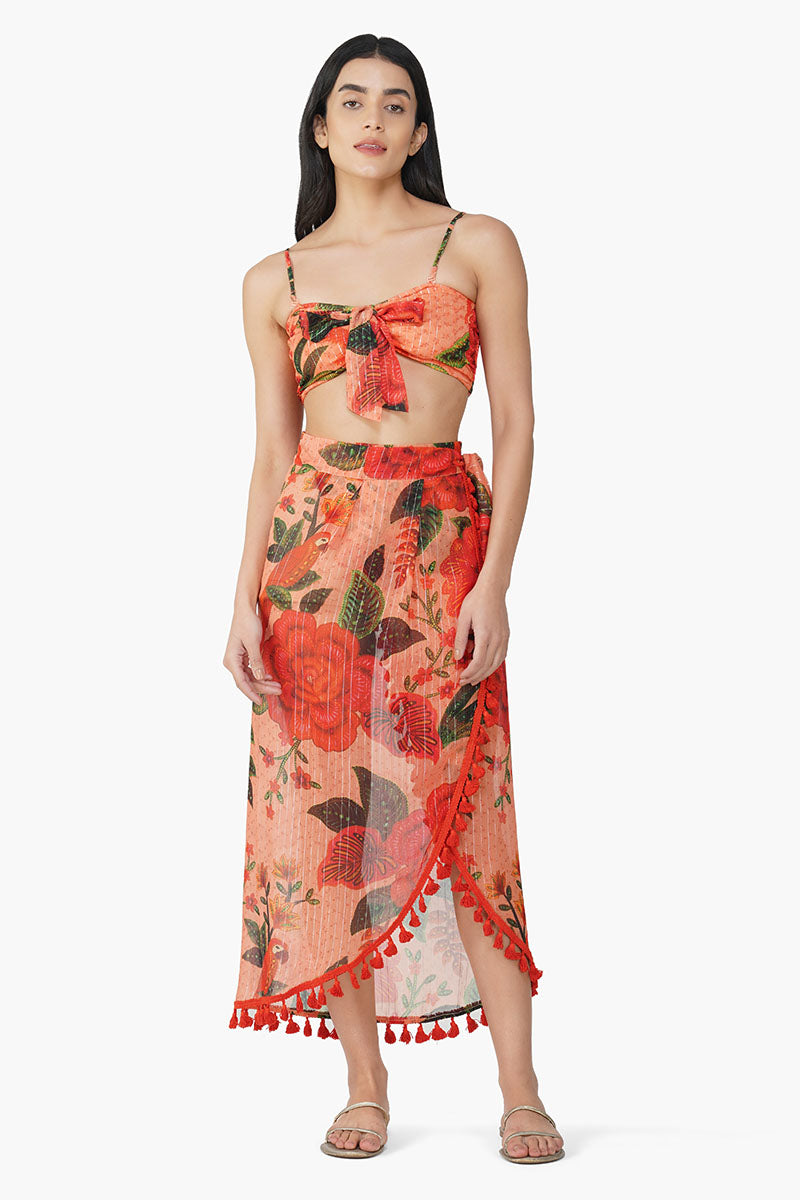 Tropical Bloom Sarong