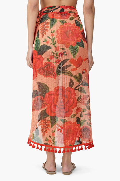 Tropical Bloom Sarong