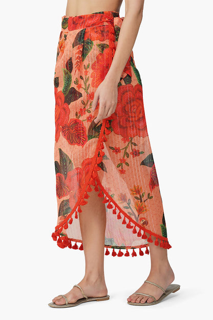 Tropical Bloom Sarong