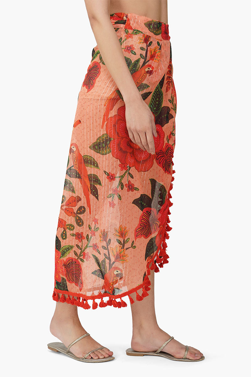 Tropical Bloom Sarong