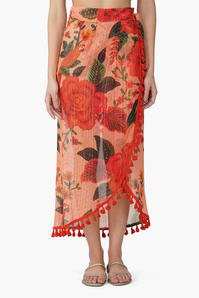 Tropical Bloom Sarong