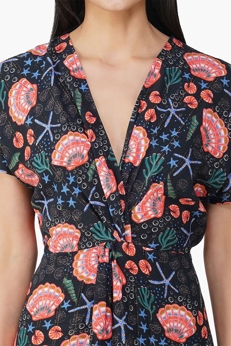 Set of 6 Night Murphy Wrap Dress (S,M,L)
