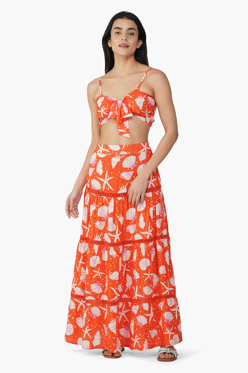 Set of 6 Coralina Printed Crop Top (S,M,L)