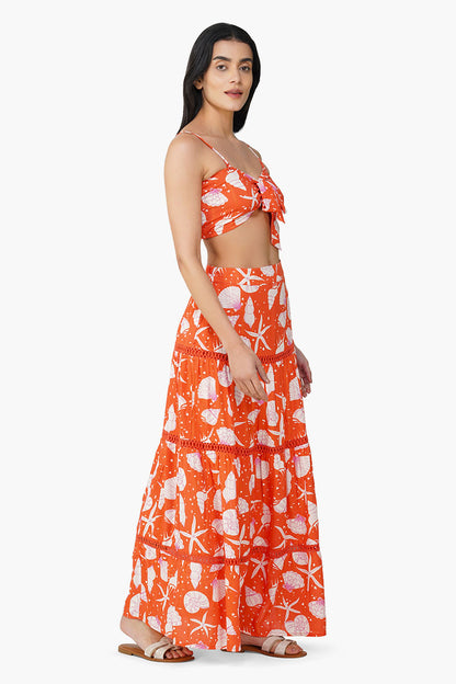 Set of 6 Coralina Printed Crop Top (S,M,L)