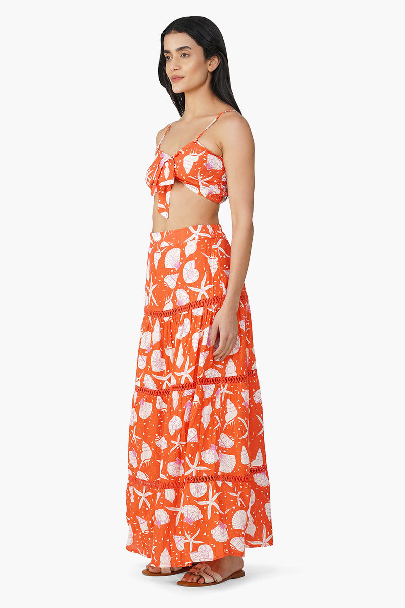 Set of 6 Coralina Printed Crop Top (S,M,L)