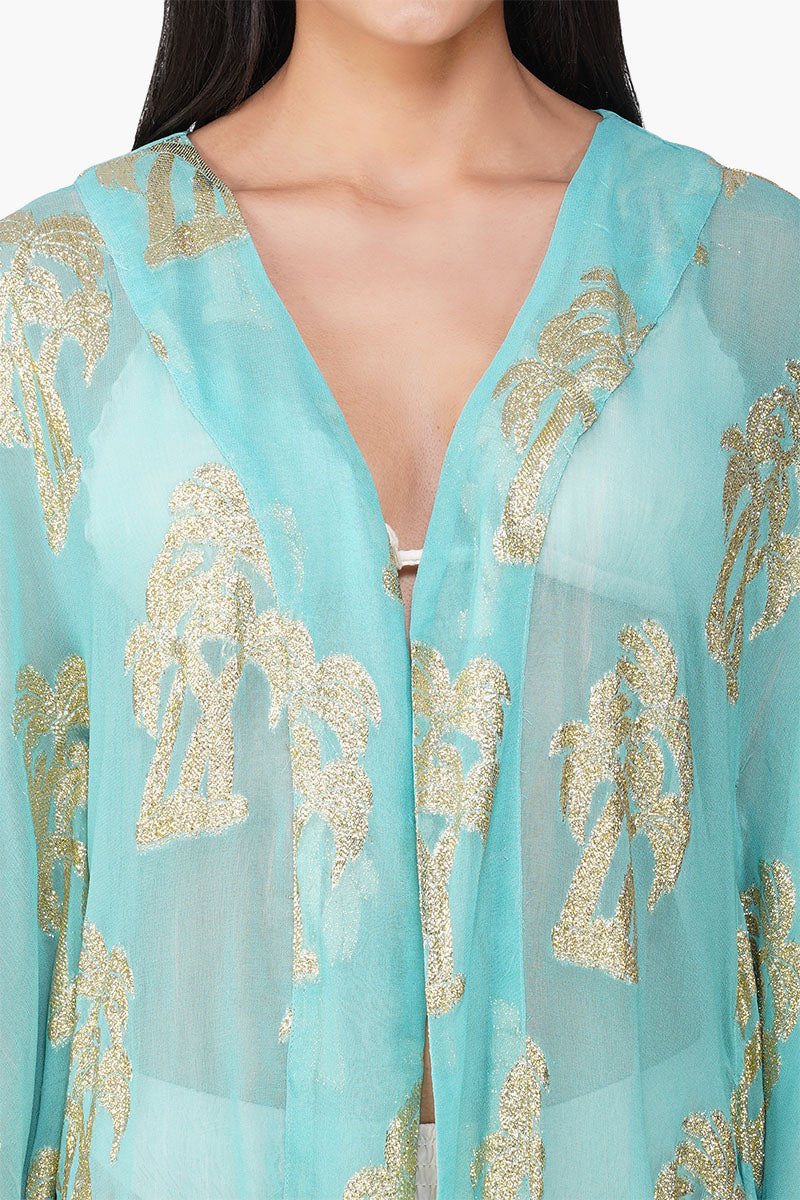 Set of 6 Aquatan Ombray Lurex Short Cover Up (S,M,L)