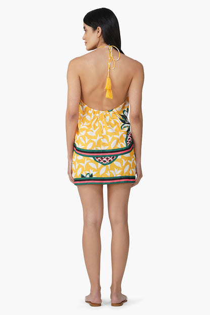 Set of 6 Macaroon Ananas Printed Skirt (S,M,L)