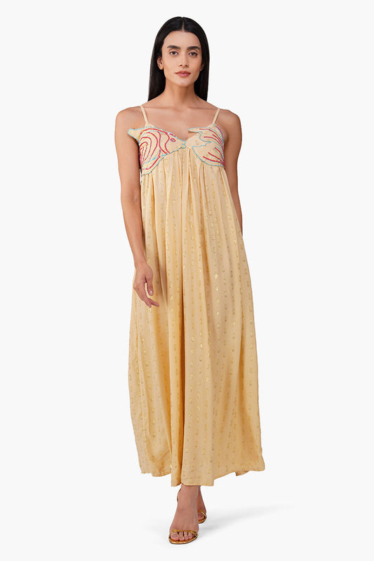 Set of 6 Embellished Desert Ariel Flared Maxi Dress  (S,M,L)