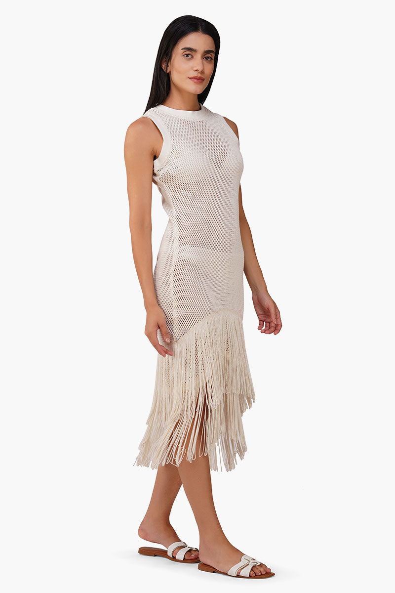Set of 6 Fringed Midi Cover Up Dress (S, M & L)