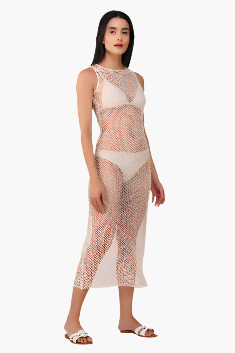 Set of 6 Pearl Sheer Mesh Dress (S, M & L)