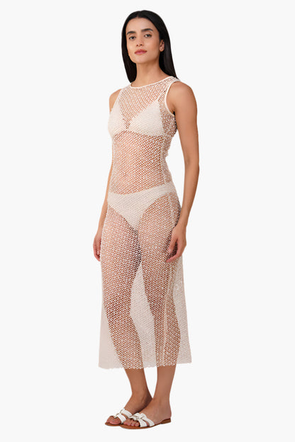 Set of 6 Pearl Sheer Mesh Dress (S, M & L)