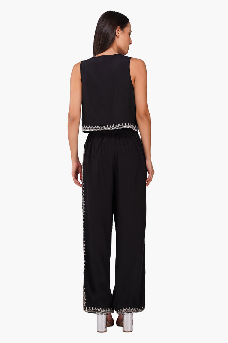 Set of 6 Monochrome Muse Embroidered Top (S, M & L)
