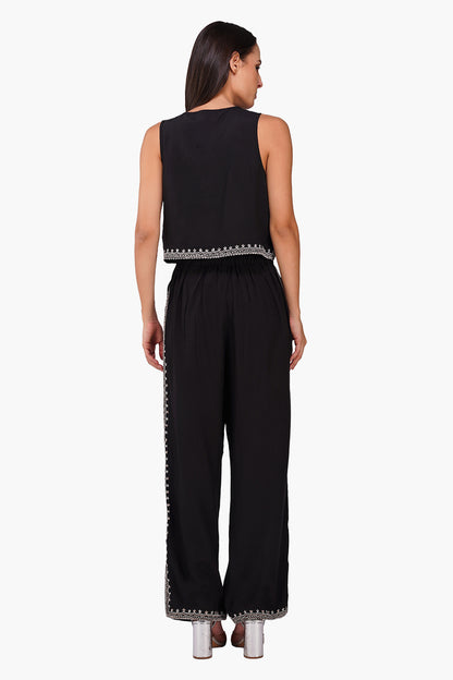 Set of 6 Monochrome Muse Embroidered Top (S, M & L)