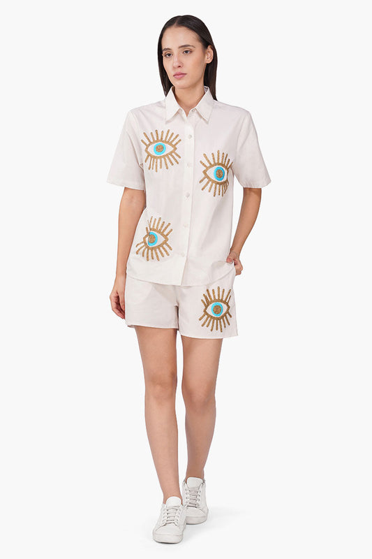 Set of 6 Mystic Eyelure Embellished Shorts (S, M & L)