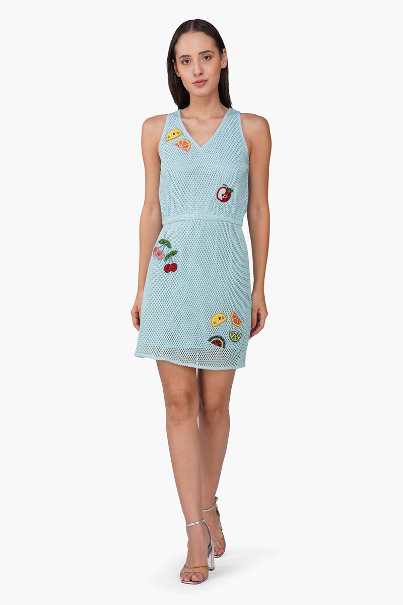 Set of 6 Iced Fruit Embroidered Crochet Dress (S, M & L)