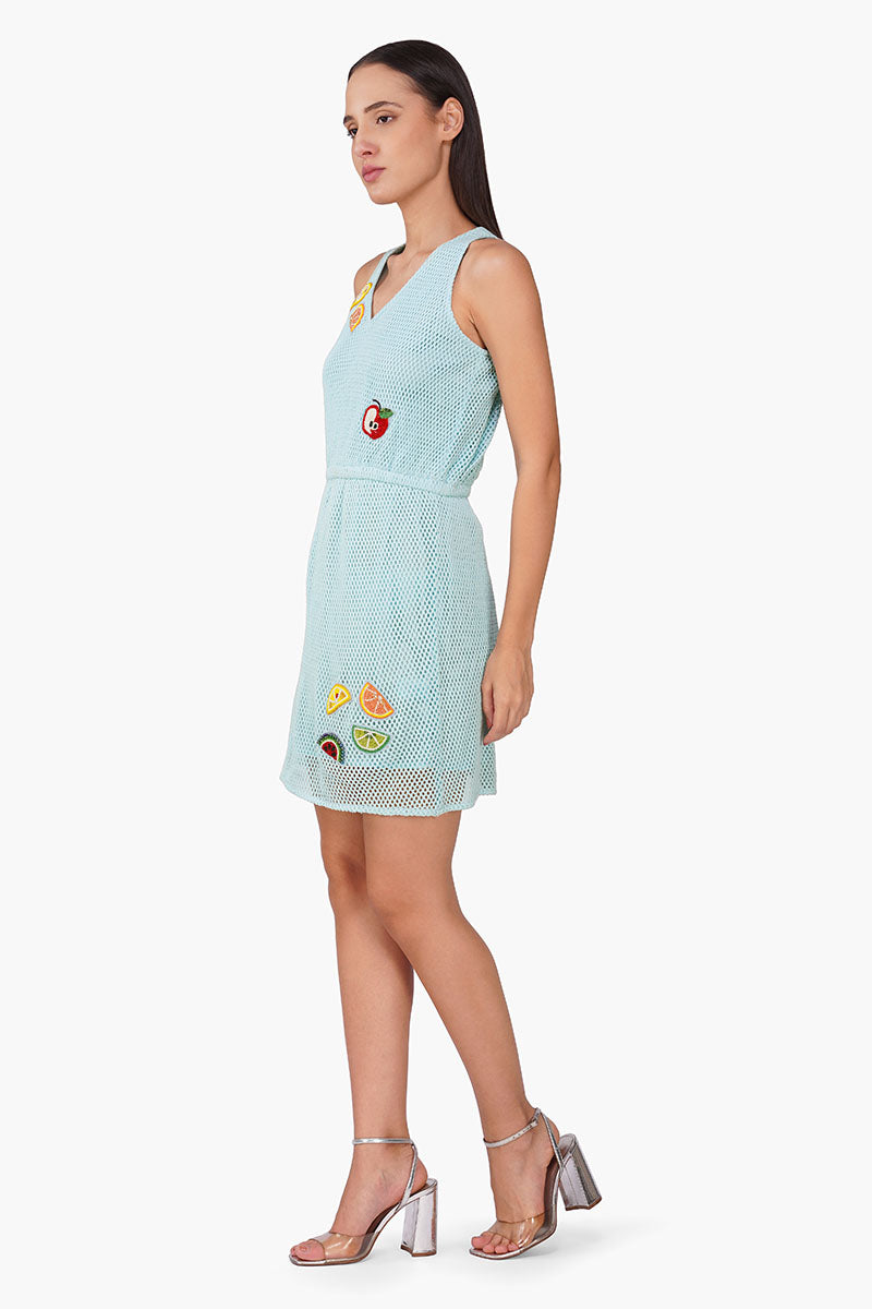 Set of 6 Iced Fruit Embroidered Crochet Dress (S, M & L)