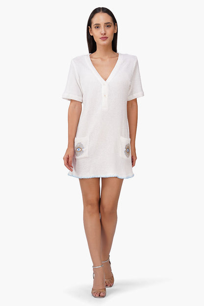 Set of 6 Aura Evil Eye Embroidered Dress (S, M & L)