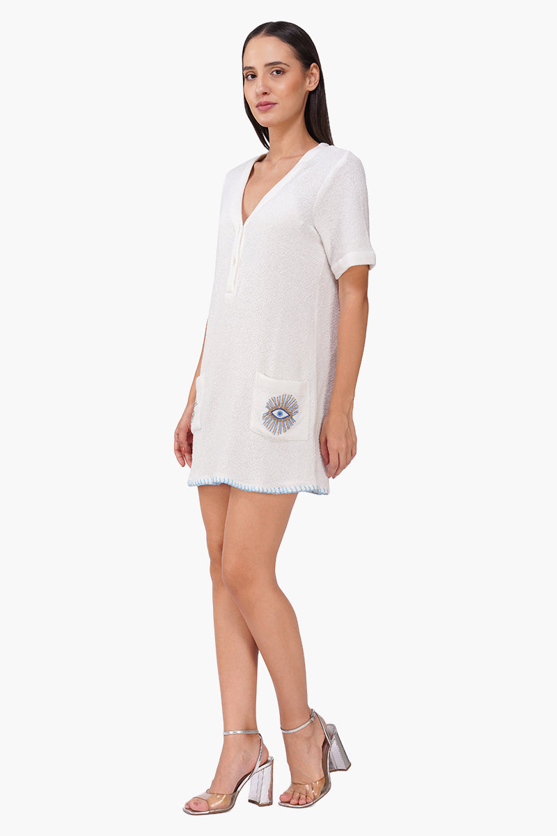 Set of 6 Aura Evil Eye Embroidered Dress (S, M & L)