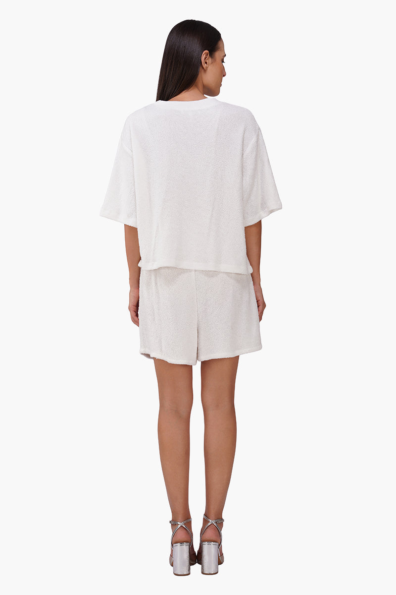 Set of 6 White Oversized Eyeloom T-Shirt (S, M & L)