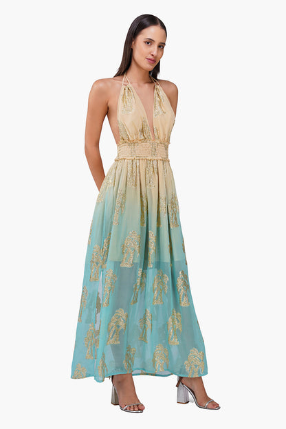 Set of 6 Earthy Grace Ombray Lurex Dress (S, M & L)
