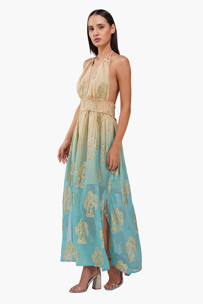 Set of 6 Earthy Grace Ombray Lurex Dress (S, M & L)