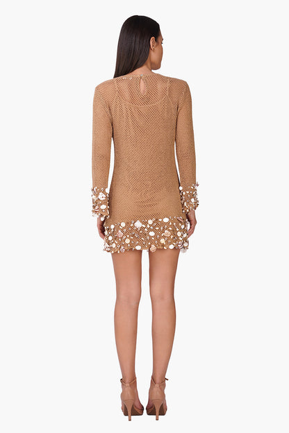 Set of 6 Shell Embellished Couture Crochet Dress (S, M & L)
