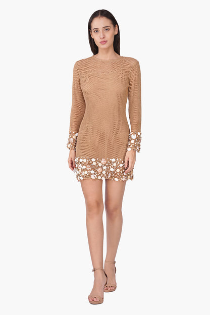 Set of 6 Shell Embellished Couture Crochet Dress (S, M & L)