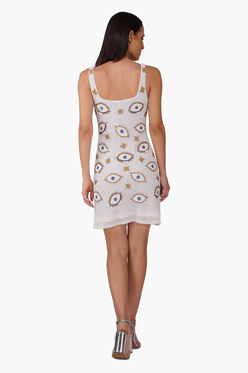 Set of 6 Pearl Eyedrop Embellished Bodycone Dress (S, M & L)
