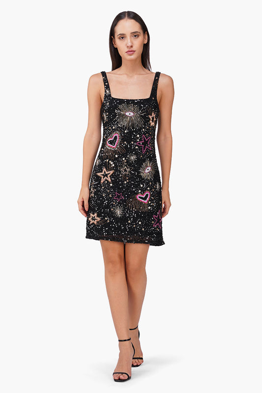 Set of 6 Starlight Glamour Embellished Bodycone Dress (S, M & L)
