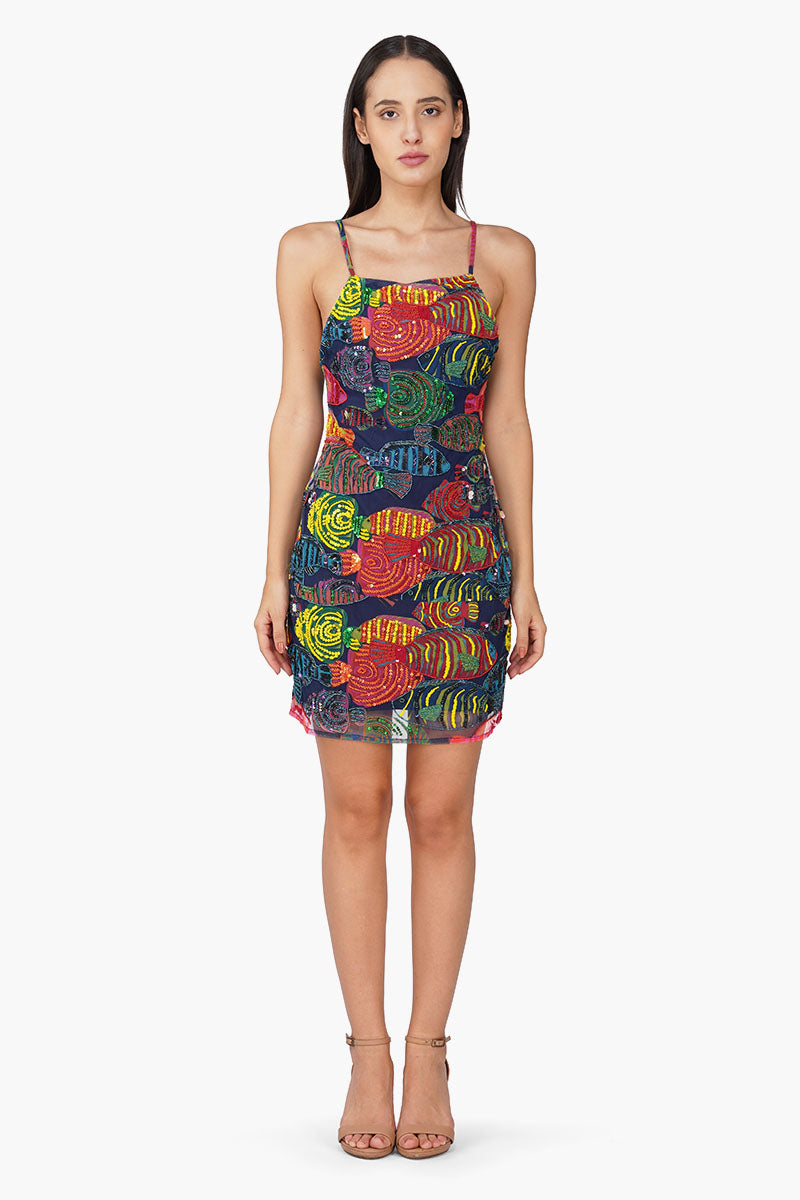 Set of 6 Tuna Marissa Multi Beaded Short Dress (S, M & L)