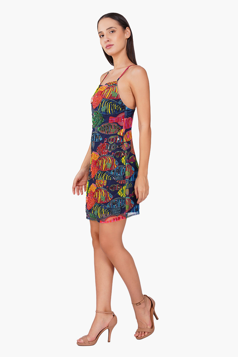 Set of 6 Tuna Marissa Multi Beaded Short Dress (S, M & L)