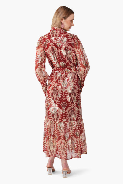 Set of 6 Red Mirage Maxi Dress (S, M & L)