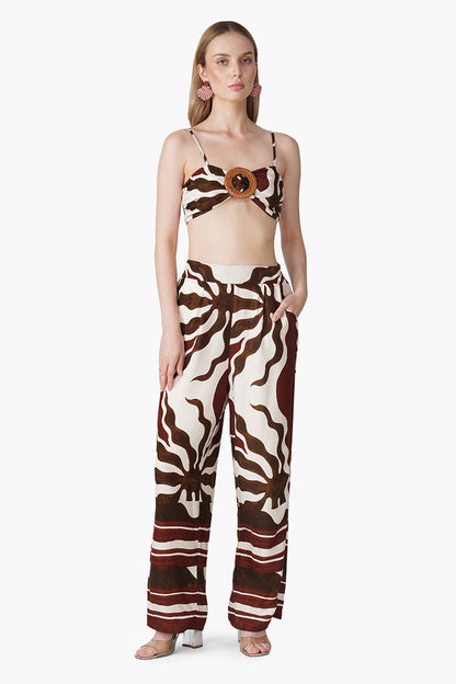 Set of 6 Tribal Print Red Croptop (S, M & L)